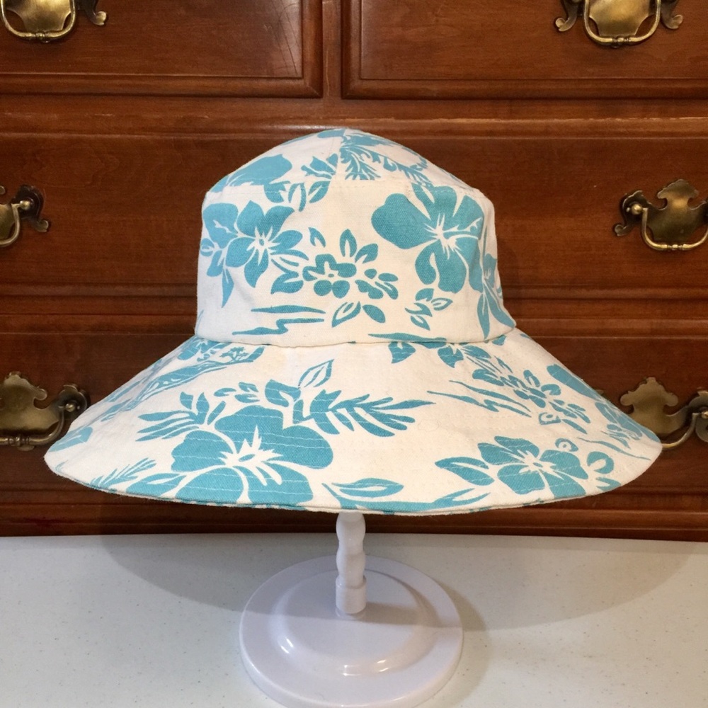 ▫️Tropical Trends Floppy Sun Beach Hat Wide Brim